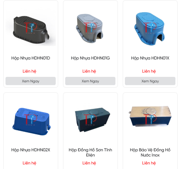 xưởng sản xuất hộp đồng hồ nước